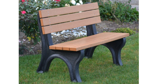 Deluxe 4 Foot Backed Bench