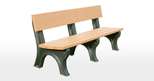 Landmark 6 Foot Backed Bench