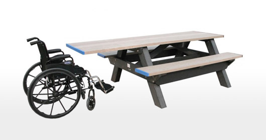 Deluxe Handicap Picnic Table