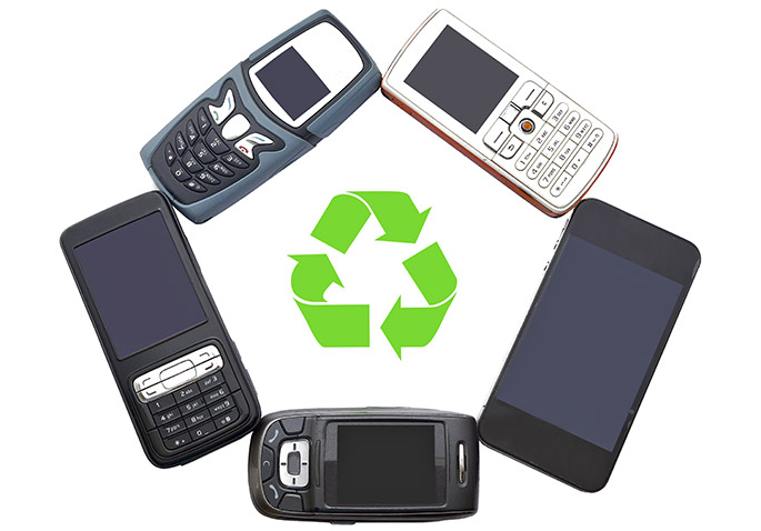 If you recycle your cell phone, they will be taken apart and reused ...